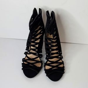 open toe high heel shoes